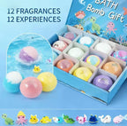 12 Fizzy Ocean Friends - Surprise Toy Bath Bomb Set