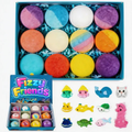 12 Fizzy Ocean Friends - Surprise Toy Bath Bomb Set